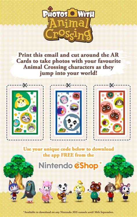 free animal crossing download codes